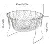 fStainless Steel Folding Strainer Spoon; Screen Frying Tool For French Fries And Chicken