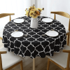 Tablecloth For Round Tables Waterproof Satin Resistant Washable Dining Table Protector