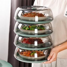 Insulation Vegetable Cover Home Transparent Food Cover (Color: green)