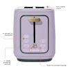 2 Slice Toaster with Touch-Activated Display, Cornflower