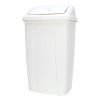 13 Gallon Trash Can, Plastic Swing Top Kitchen Trash Can